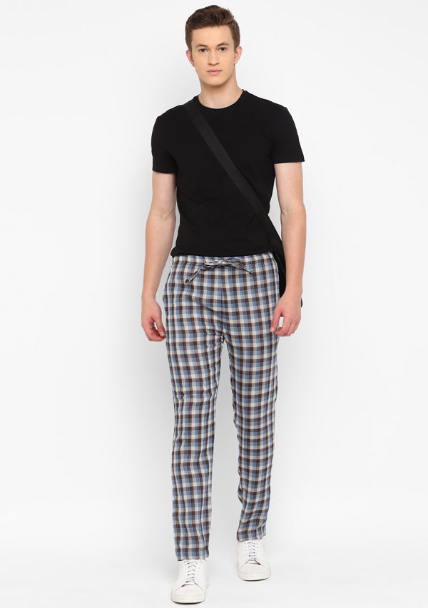 Buy Mens Combo Pack of 2 Lounge Pants  Cream  Melange Grey  GSM170   Free Size Online on Brown Living  Mens Pyjama