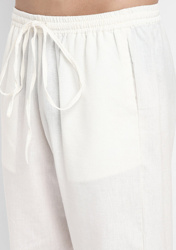 White Cotton Shirt and Pyjamas For Men - unidra.myshopify.com