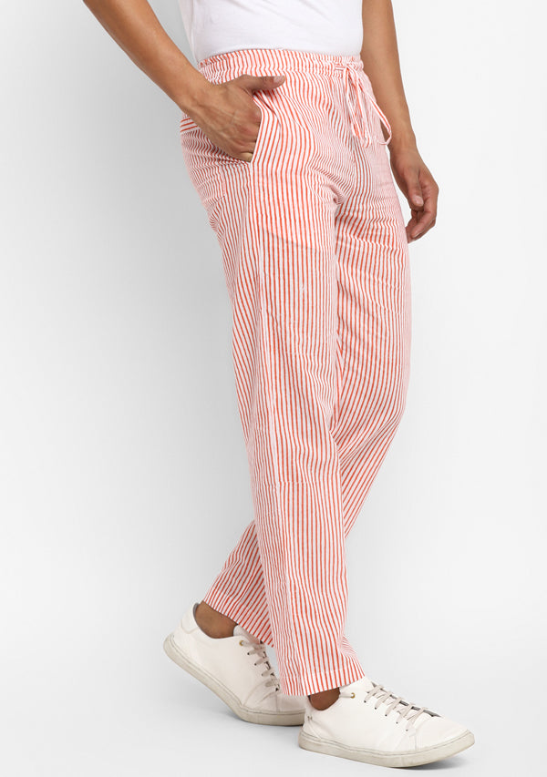 Summerhill Striped Trousers  NaturalNavy  Stripe pants outfit Striped  pants mens White striped pants outfit