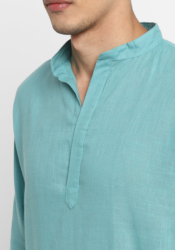 Aqua Cotton Shirt and Pyjamas For Men - unidra.myshopify.com
