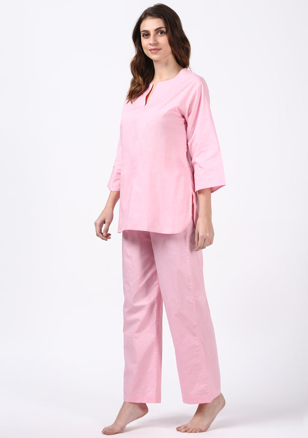 Pink Cotton Night Suit - unidra.myshopify.com